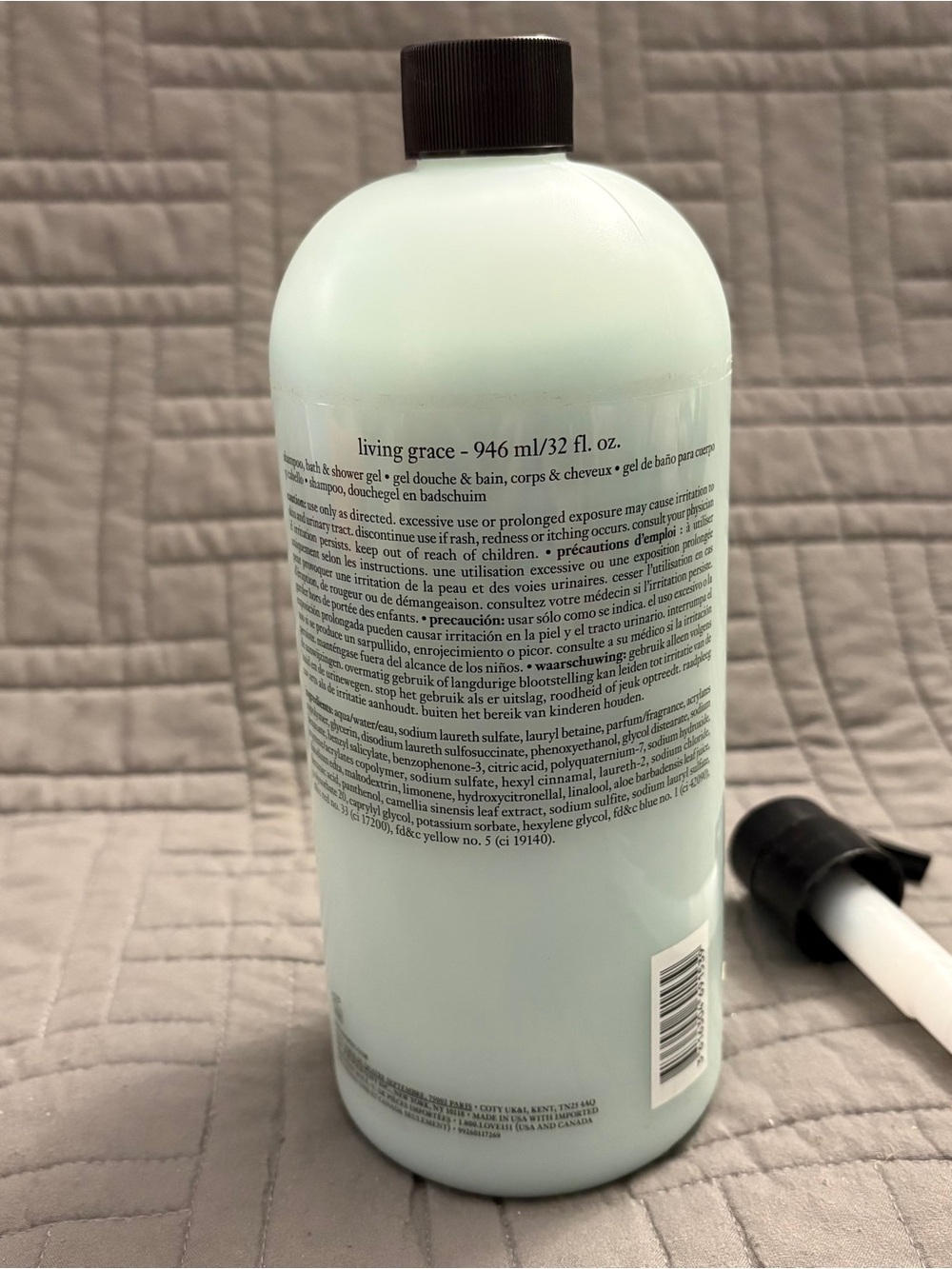 Philosophy Living Grace 3 in 1 Shampoo, Bath & Shower Gel 32oz - Picture 5 of 5